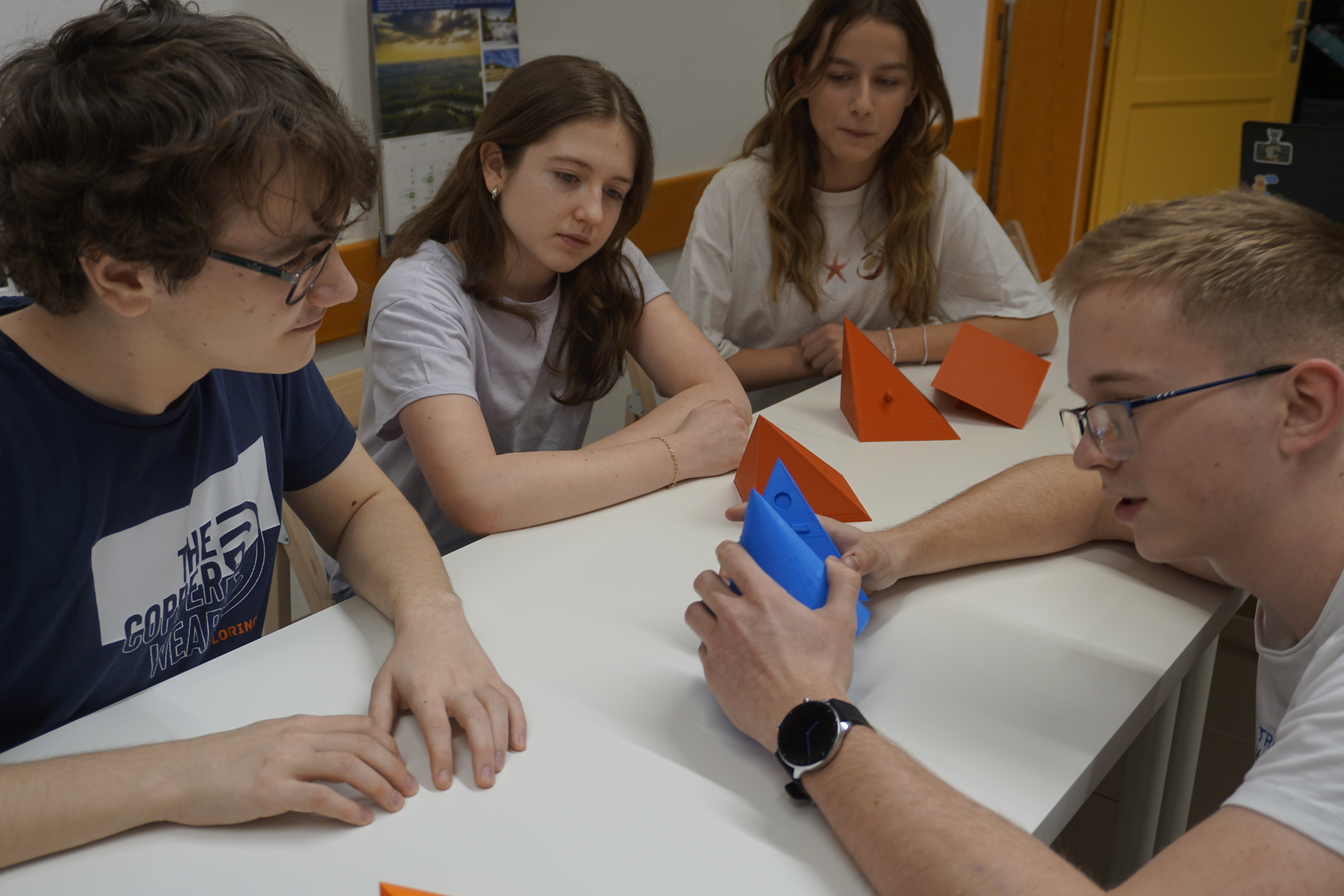 3D nyomtatott geometriai formák workshopon